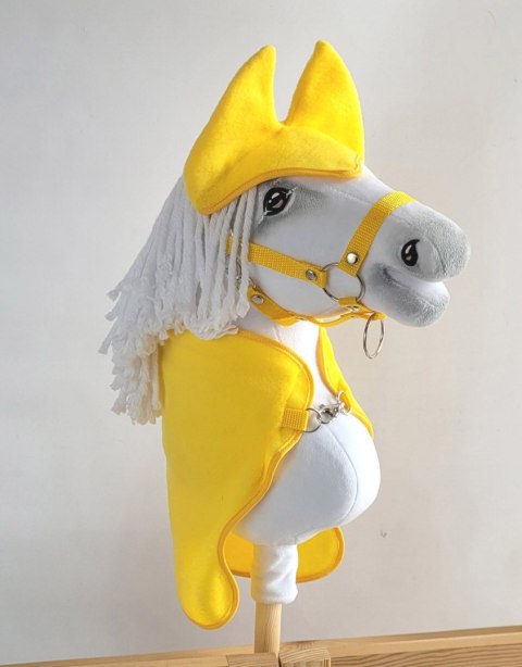 Zestaw dla Hobby Horse A3: derka + nauszniki - żółty Zestaw dla Hobby Horse A3: derka + nauszniki - żółty