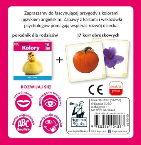 Angielski. Kolory. Karty obrazkowe + poradnik Angielski. Kolory. Karty obrazkowe + poradnik