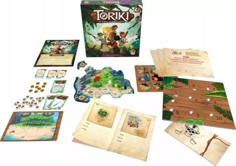 Gra planszowa Lucky Duck Games Toriki: Wyspa rozbitków Gra planszowa Lucky Duck Games Toriki: Wyspa rozbitków