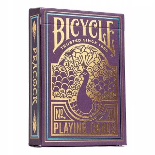 Karty do gry Bicycle Purple Peacock w PL tylko u nas
