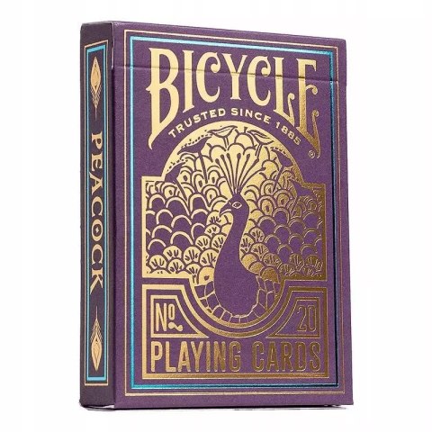 Karty do gry Bicycle Purple Peacock w PL tylko u nas