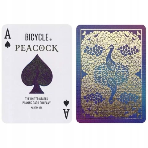 Karty do gry Bicycle Purple Peacock w PL tylko u nas