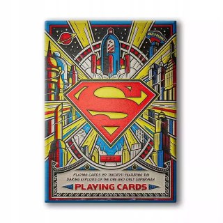 Karty do gry Theory11 Superman Przepiękna talia kart tłoczona nowość