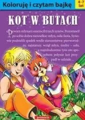 Koloruję i czytam bajkę. Kot w butach