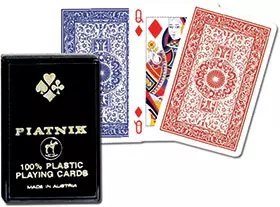 Piatnik, karty standard, Plastik