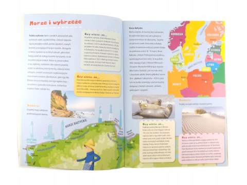 Atlas geograficzny Polski z naklejkami Atlas geograficzny Polski z naklejkami