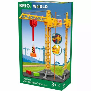 BRIO. Podświetlany dźwig budowlany