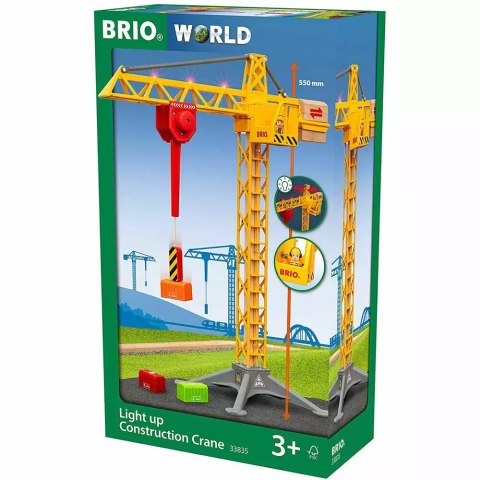 BRIO. Podświetlany dźwig budowlany BRIO. Podświetlany dźwig budowlany