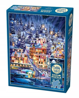 Cobble Hill Puzzle 500 el. Miasteczko narciarskie