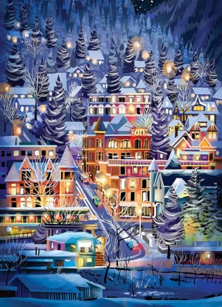 Cobble Hill Puzzle 500 el. Miasteczko narciarskie