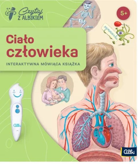 Czytaj z Albikiem. Ciało człowieka. Interaktywna książka Czytaj z Albikiem. Ciało człowieka. Interaktywna książka