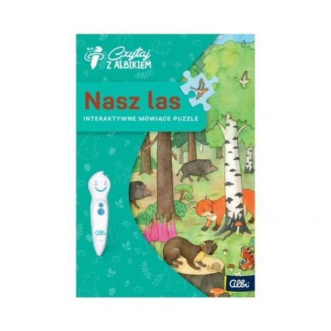 Czytaj z Albikiem. Puzzle 100 elementów. Nasz las Czytaj z Albikiem. Puzzle 100 elementów. Nasz las