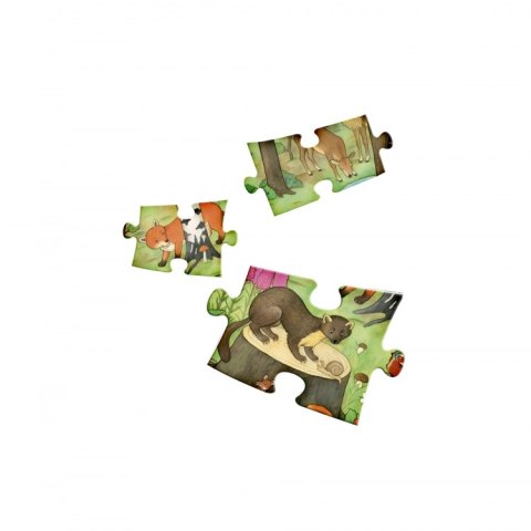 Czytaj z Albikiem. Puzzle 100 elementów. Nasz las Czytaj z Albikiem. Puzzle 100 elementów. Nasz las