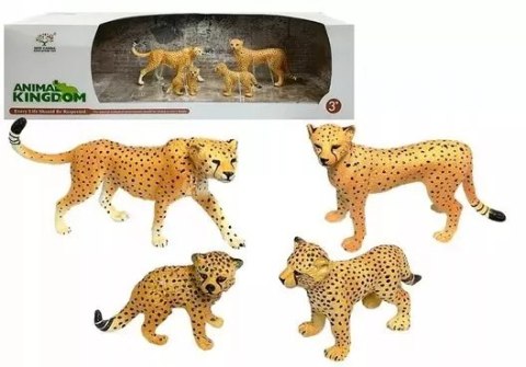 Gepard Figurki Edukacyjne Dzikie Zwierzęta 4 sztuki Sawanna Gepard Figurki Edukacyjne Dzikie Zwierzęta 4 sztuki Sawanna