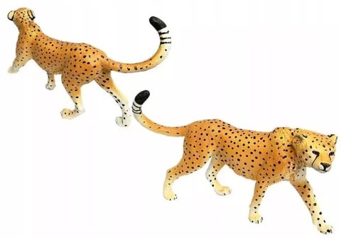 Gepard Figurki Edukacyjne Dzikie Zwierzęta 4 sztuki Sawanna Gepard Figurki Edukacyjne Dzikie Zwierzęta 4 sztuki Sawanna