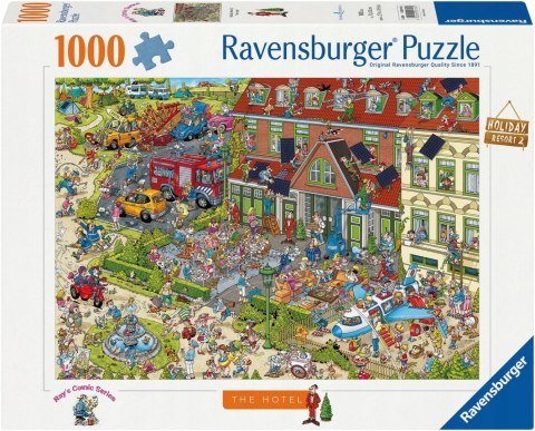Puzzle Ravensburger Ray's Comic Series 1000 elementów The Hotel Puzzle Ravensburger Ray's Comic Series 1000 elementów The Hotel