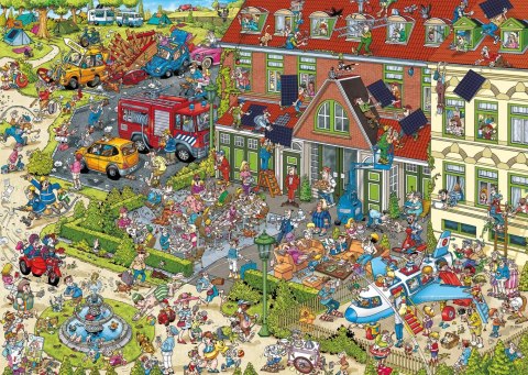 Puzzle Ravensburger Ray's Comic Series 1000 elementów The Hotel Puzzle Ravensburger Ray's Comic Series 1000 elementów The Hotel