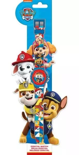 Zegarek cyfrowy KE02 Psi Patrol PAW PATROL PW19943 Kids Euroswan Zegarek cyfrowy KE02 Psi Patrol PAW PATROL PW19943 Kids Euroswan