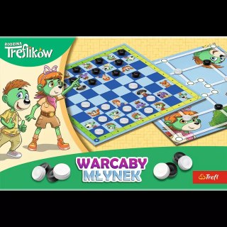 Gra Warcaby Mlynek Trefl Rodzina Treflikow Pud12