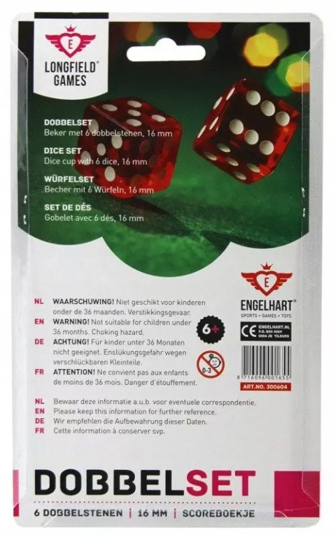 Hot Games Zestaw do gry w kości HG 730604/300604