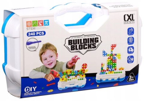 KREATYWNE KLOCKI KONSTRUKCYJNE W WALIZCE 240 EL. KREATYWNE KLOCKI KONSTRUKCYJNE W WALIZCE 240 EL.