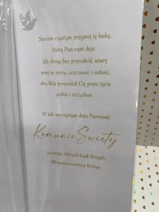 Kartka Komunia 13 x 21 cm