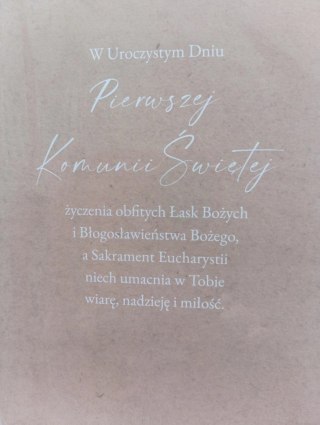 Kartka Komunia 13 x 21 cm