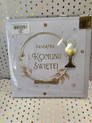 Kartka Komunia 14 x 14 cm