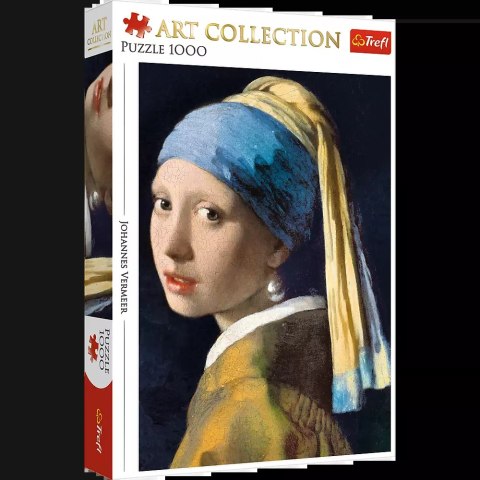 Puzzle 1000 elementów. Dziewczyna z perłą, Johannes Vermeer Puzzle 1000 elementów. Dziewczyna z perłą, Johannes Vermeer