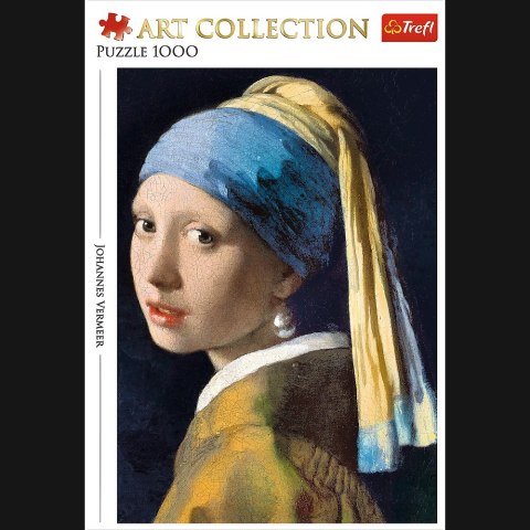 Puzzle 1000 elementów. Dziewczyna z perłą, Johannes Vermeer Puzzle 1000 elementów. Dziewczyna z perłą, Johannes Vermeer
