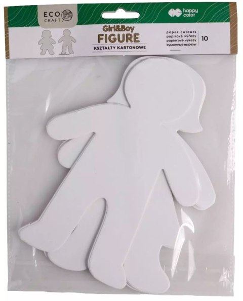 Zestaw kształtów kartonowych Figure 10szt Zestaw kształtów kartonowych Figure 10szt
