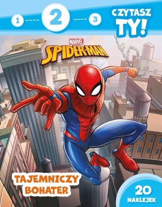 1, 2, 3, czytasz ty! Poziom 2. Tajemniczy bohater. Marvel Spider-Man