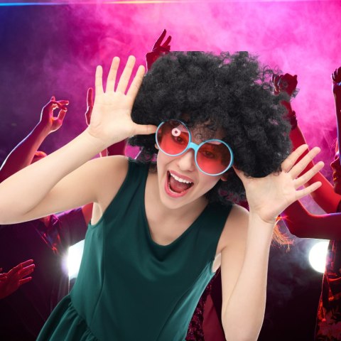 PERUKA WŁOSY CZARNE AFRO KARNAWAŁ PARTY FOTOBUDKA PANIEŃSKI URODZINY PERUKA WŁOSY CZARNE AFRO KARNAWAŁ PARTY FOTOBUDKA PANIEŃSKI URODZINY