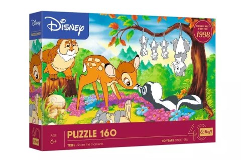 PUZZLE 160 40lecie Trefl-Bambi i leśni przyj.40054 PUZZLE 160 40lecie Trefl-Bambi i leśni przyj.40054