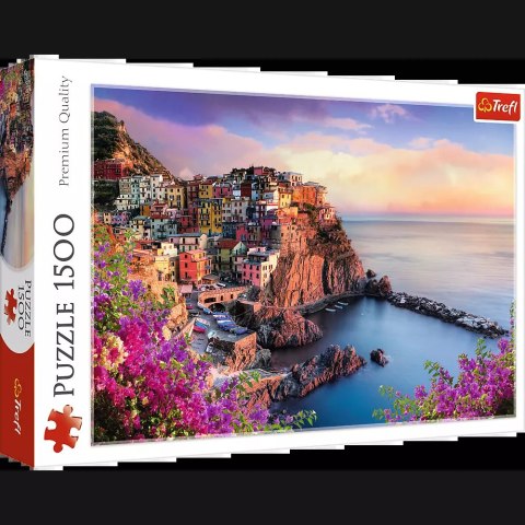 Puzzle 1500 elementów. Widok na miasteczko Manarola Puzzle 1500 elementów. Widok na miasteczko Manarola