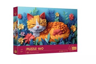 Puzzle 160 40-lecie Trefl PaperArt: Kotek