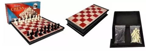 Szachy klasyczne magnetyczne 24,5x24,5cm Szachy klasyczne magnetyczne 24,5x24,5cm