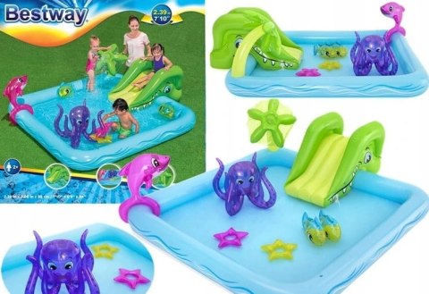 Basen dmuchany Aquapark Akwarium 239 x 206 x 86 cm #G2 Basen dmuchany Aquapark Akwarium 239 x 206 x 86 cm #G2