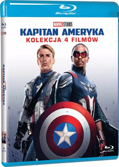 Kapitan Ameryka 1-4, płyta Blu-ray Kapitan Ameryka 1-4, płyta Blu-ray