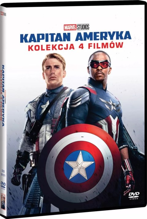 Kapitan Ameryka 1-4, płyta DVD Kapitan Ameryka 1-4, płyta DVD