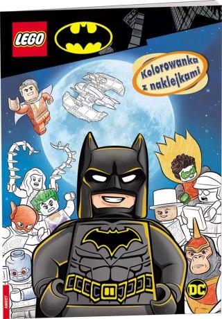 Lego Batman. Kolorowanka z naklejkami