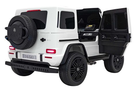 Pojazd Mercedes Benz G63 AMG XXL Biały Pojazd Mercedes Benz G63 AMG XXL Biały