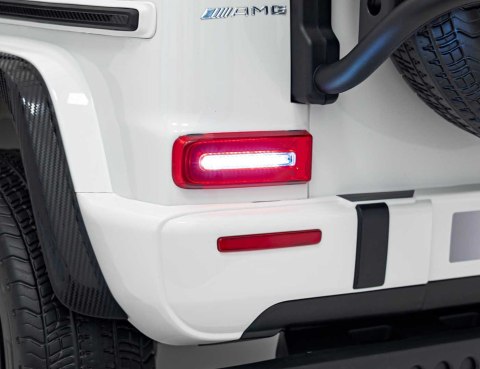 Pojazd Mercedes Benz G63 AMG XXL Biały Pojazd Mercedes Benz G63 AMG XXL Biały
