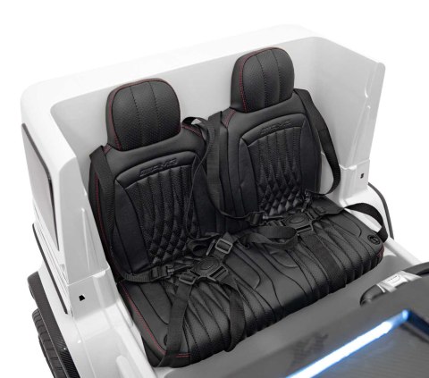 Pojazd Mercedes Benz G63 AMG XXL Biały Pojazd Mercedes Benz G63 AMG XXL Biały
