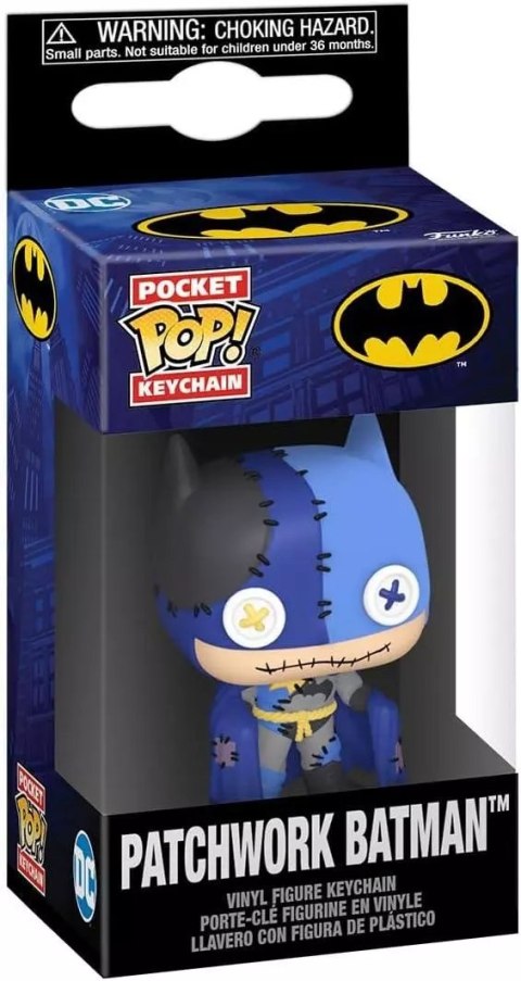 Brelok Pocket Patchwork Batman Funko Pop Brelok Pocket Patchwork Batman Funko Pop