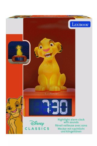 Budzik z lampką nocną i efektami dźwiękowymi Simba Lexibook RL800AN