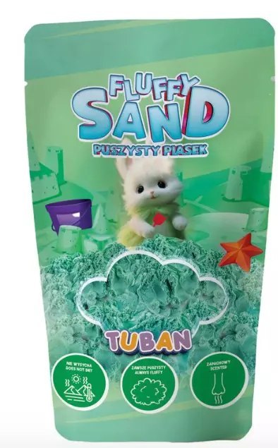 Fluffy Sand. Puszysty piasek zielony, 90 g Fluffy Sand. Puszysty piasek zielony, 90 g