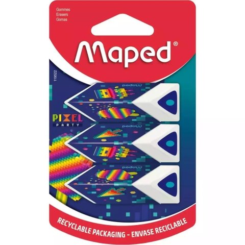 Gumka Pixel Pyramid 3szt MAPED Gumka Pixel Pyramid 3szt MAPED