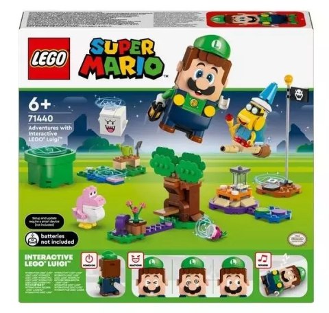 LEGO Super Mario™ Przygody z interaktywną figurką LEGO® Luigi™ 71440