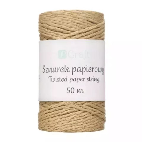 Sznurek papierowy skręcany Kraft 50 m Sznurek papierowy skręcany Kraft 50 m